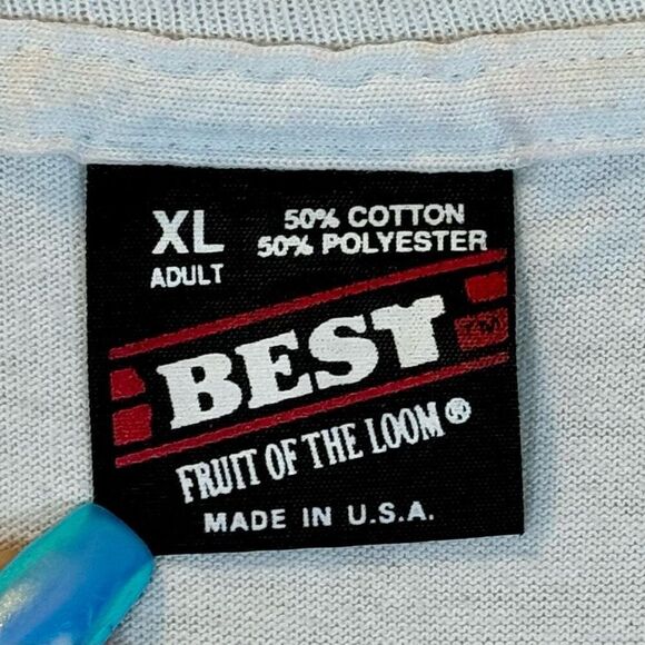 Vintage Single Stitch Fruit of The Loom Made in The USA Cancer Survivor T-Shirt - Picture 3 of 6